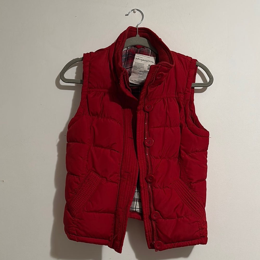 Red Puffer Vest